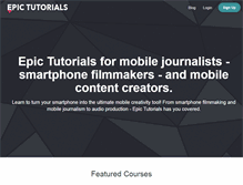 Tablet Screenshot of epictutorials.com